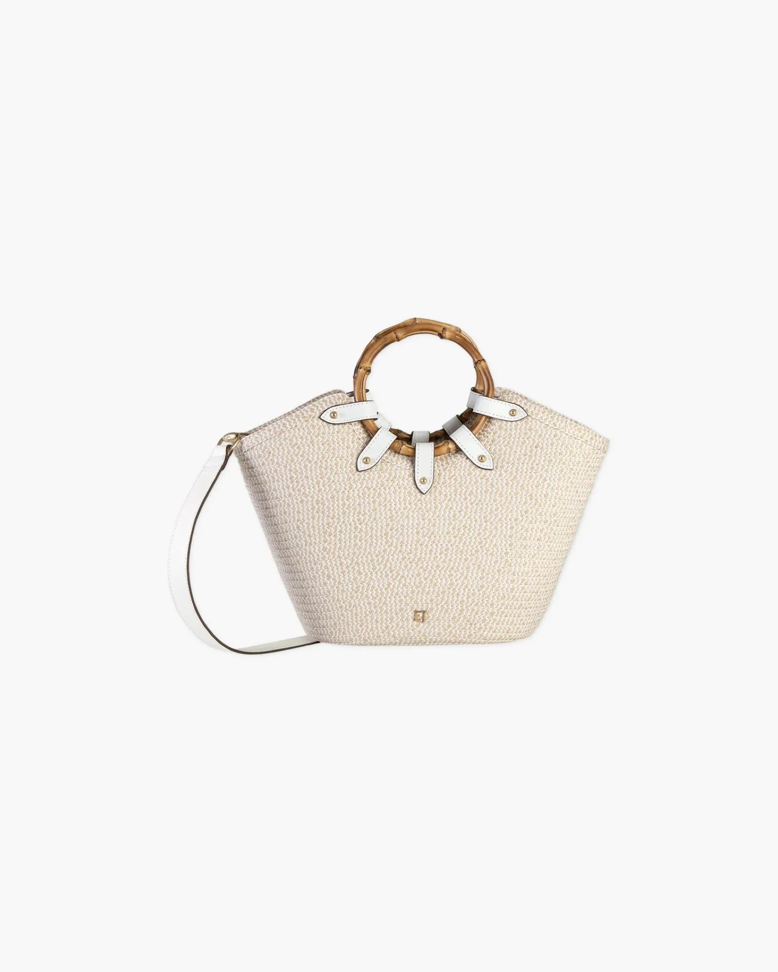 Eric Javits My Way Jr Bag in White Mix