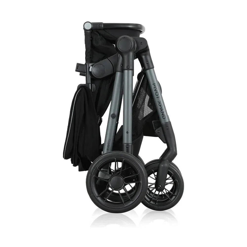 Evenflo Pivot Xpand™ Travel System w/ LiteMax Infant Car Seat - Ayrshire Black