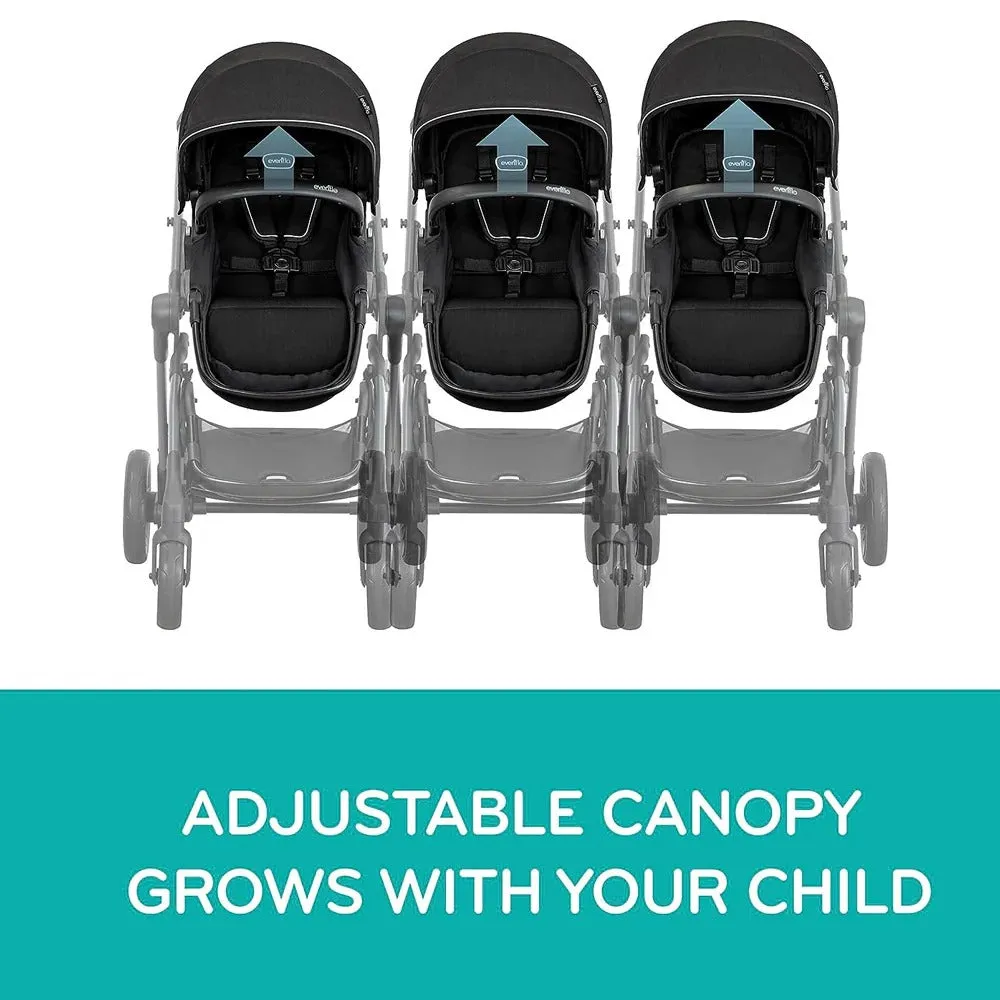 Evenflo Pivot Xpand™ Travel System w/ LiteMax Infant Car Seat - Ayrshire Black