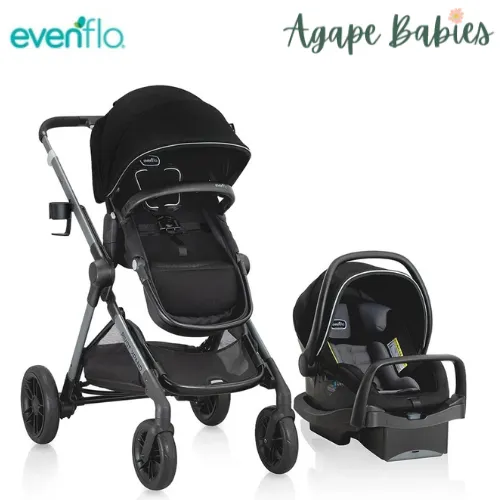 Evenflo Pivot Xpand™ Travel System w/ LiteMax Infant Car Seat - Ayrshire Black