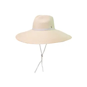 Extra Long Brim Panama Hat with Leather Band