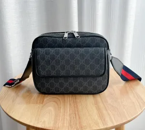 Fashion Leather Rolled Crossbody Bag
