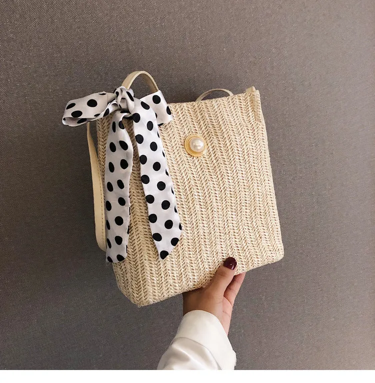 Fashion Trend Wild Straw Bag Shoulder Diagonal Female Bag