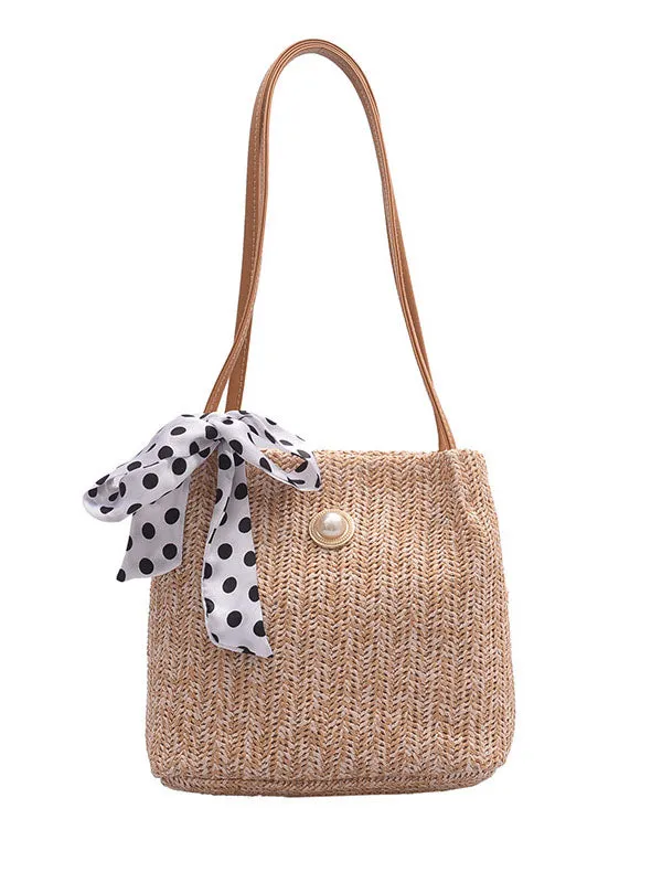 Fashion Trend Wild Straw Bag Shoulder Diagonal Female Bag