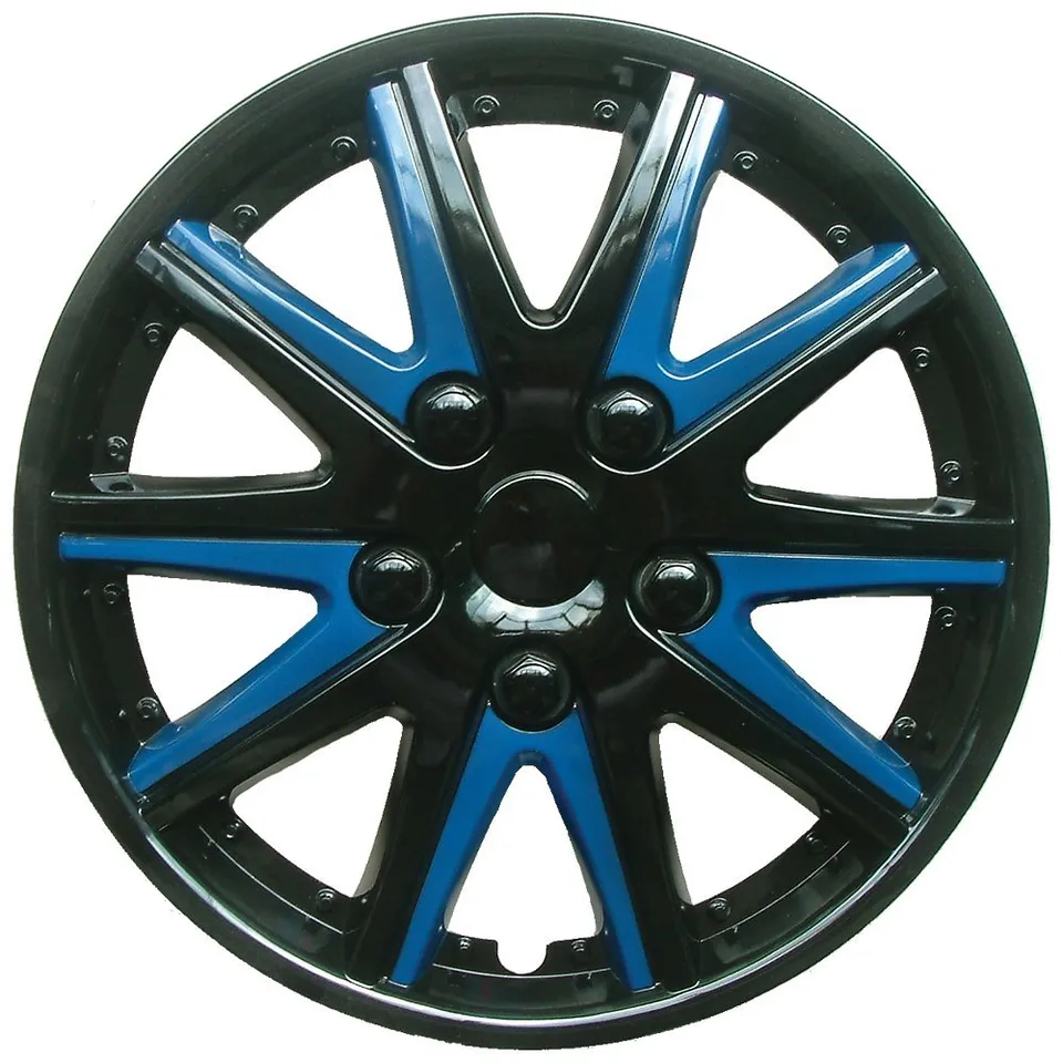 Fiat Palio Weekend Black Blue Wheel Trims Covers (1996-2016)