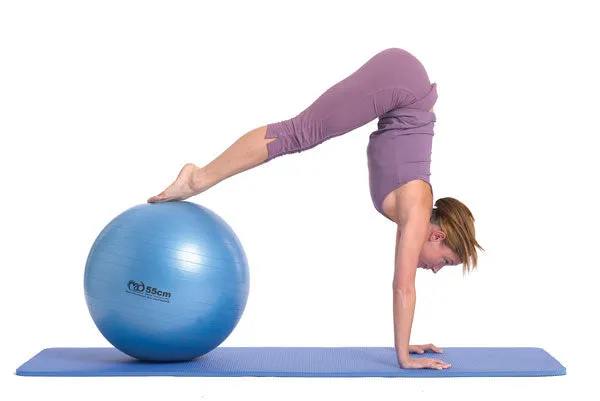 Fitness Mad Studio Swiss Ball, Pump & Online Guide - 75cm
