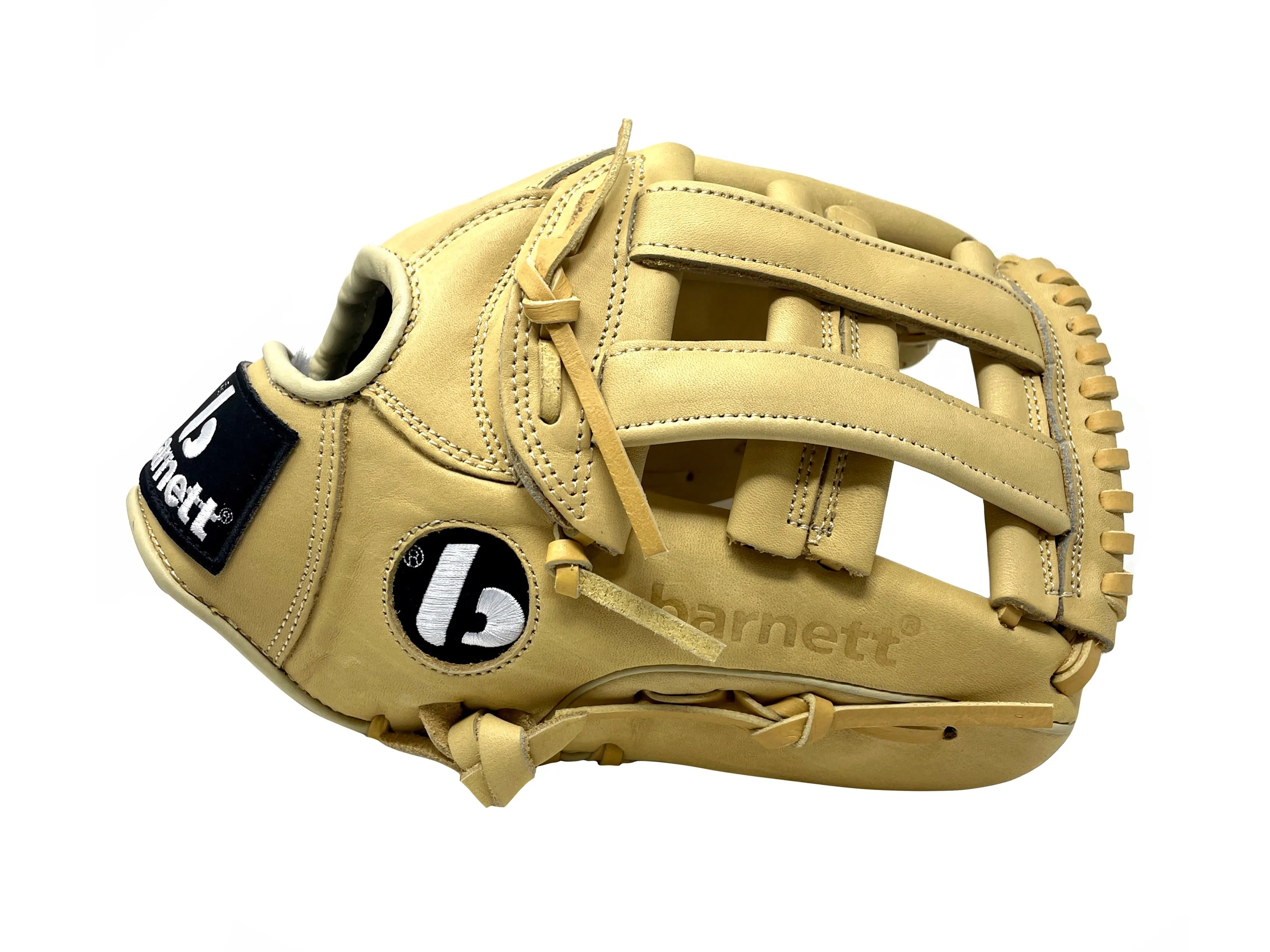 FL-117 High quality baseball and softball glove, leather, infield / fastpitch 11.7", Beige
