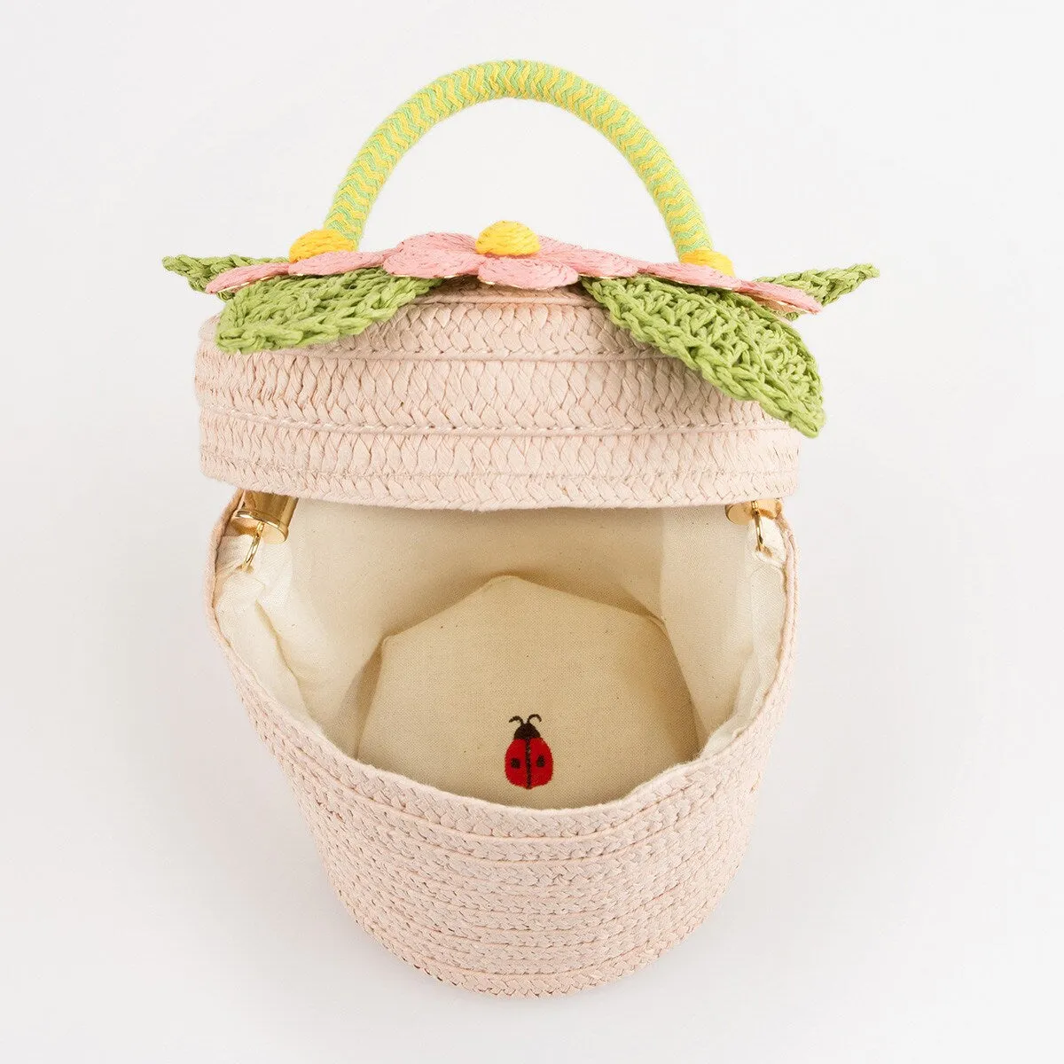 Flower Pot Basket Bag