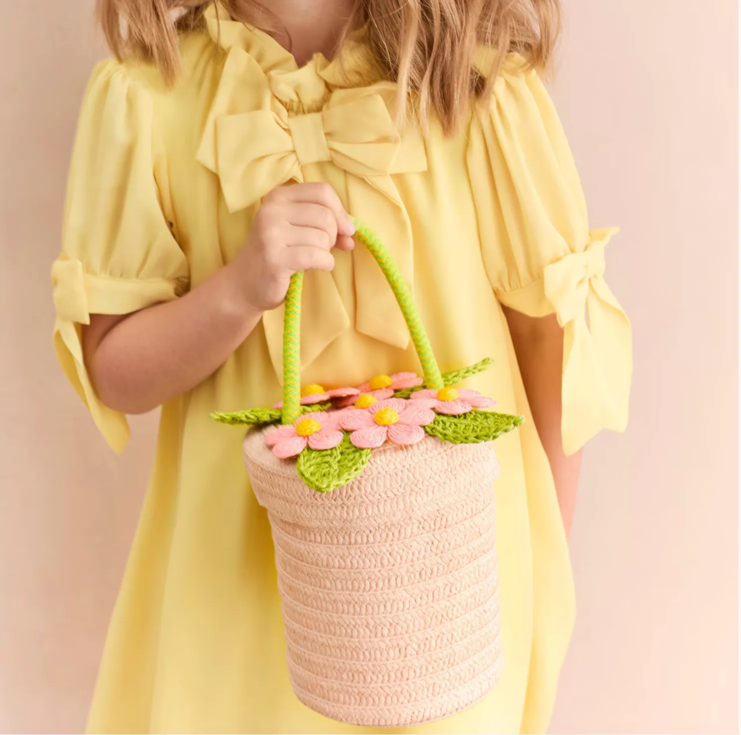 Flower Pot Basket Bag