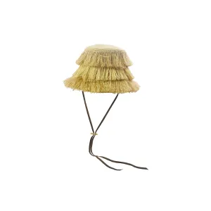 Frayed Lamp Shade Crochet hat