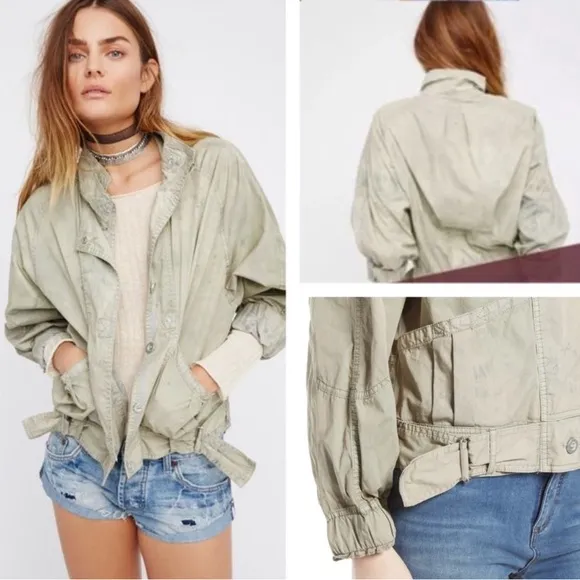 Free People Parachute Bomber Jacket