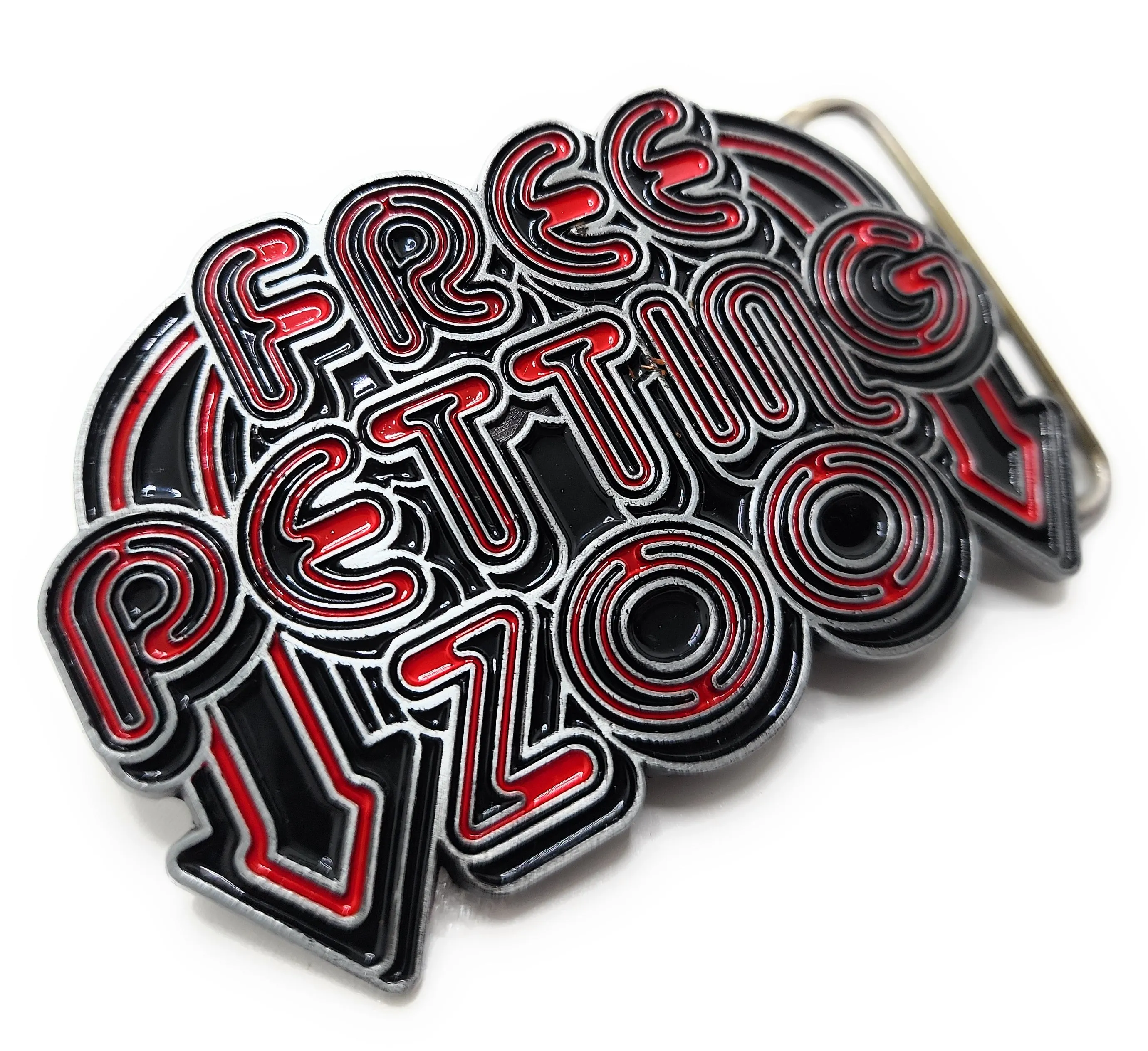 FREE PETTING ZOO Belt Buckle Funny