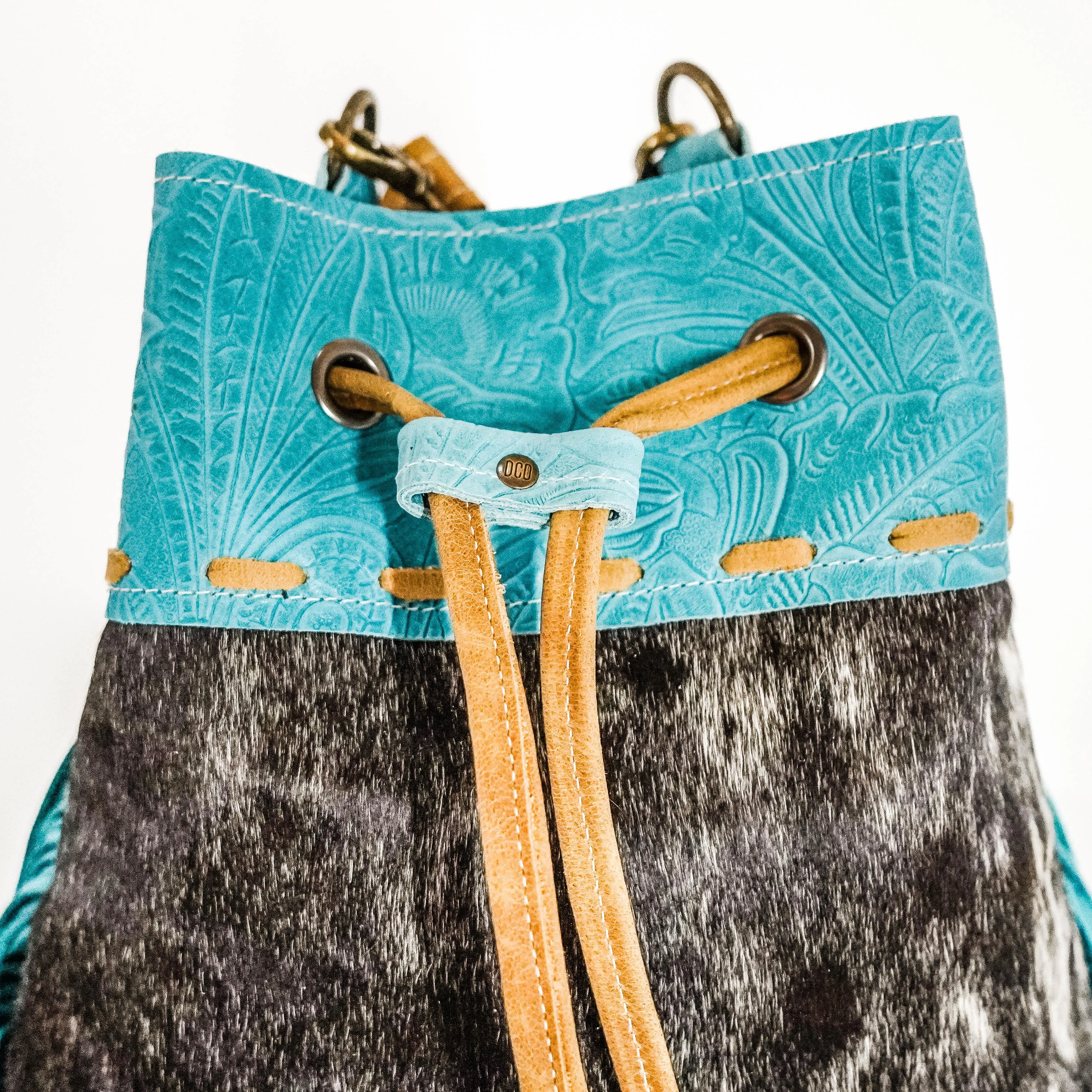 Gabby - Oil Spot w/ Turquoise Denver Tool