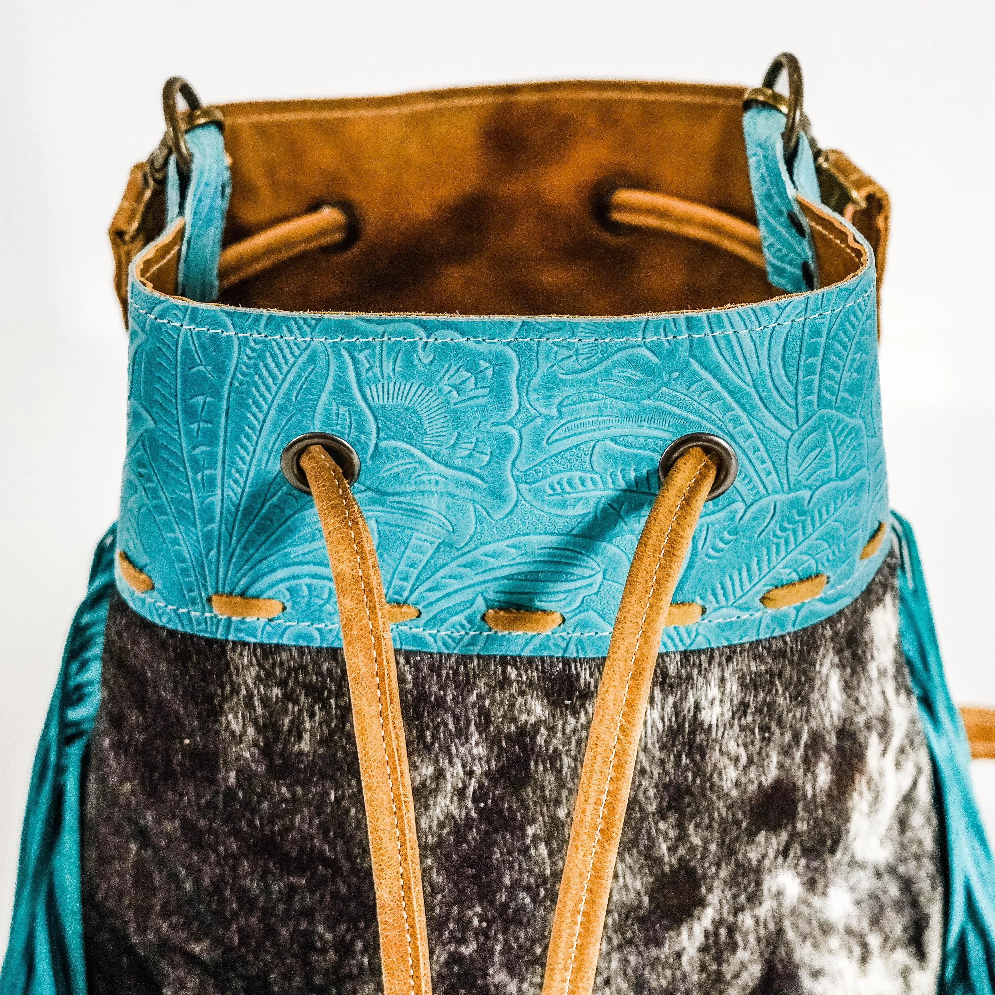 Gabby - Oil Spot w/ Turquoise Denver Tool