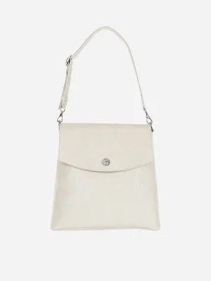 Gemma Vegan Leather Backpack | Cream
