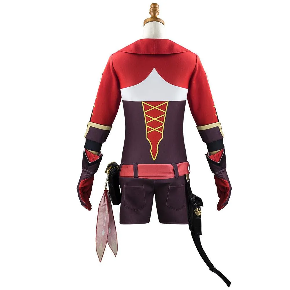 Genshin Impact Amber Jumpsuit Outfits Halloween Carnival Suit Cosplay Costume
