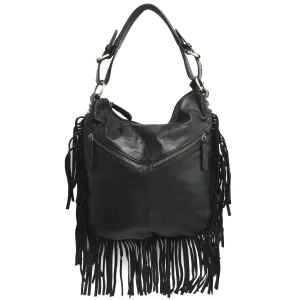 Genuine Leather Fringe Collection, Locking CCW Purse