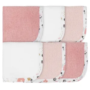Gerber® 6-Pack Baby Girls Bear Washcloths