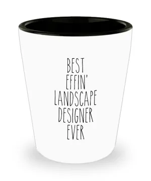 Gift For Landscape Designer Best Effin' Landscape Designer Ever Ceramic Shot Glass Funny Coworker Gifts