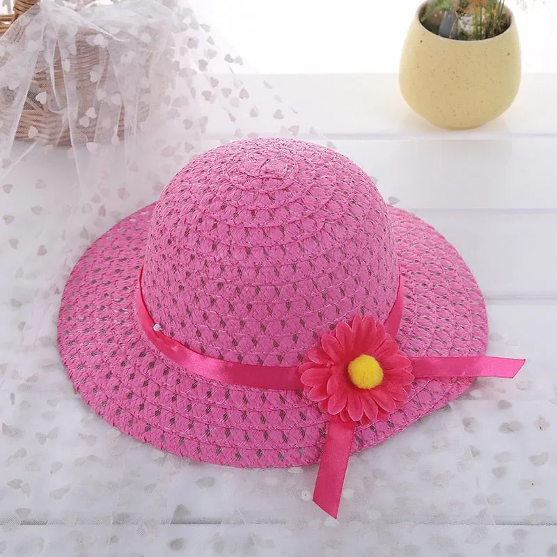 Girls Beach Hat Set