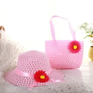Girls Beach Hat Set
