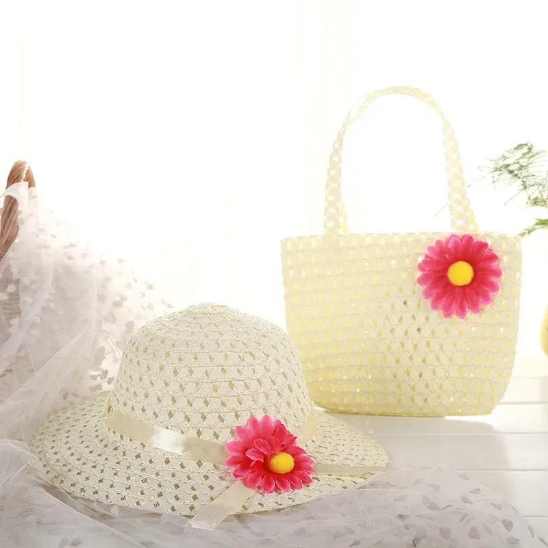 Girls Beach Hat Set