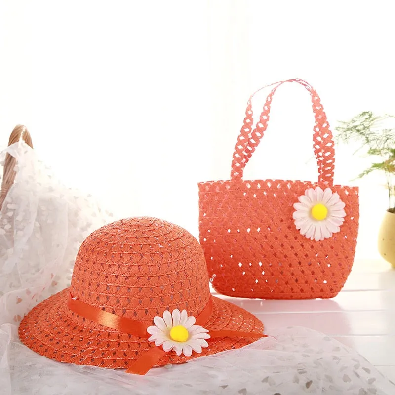 Girls Beach Hat Set