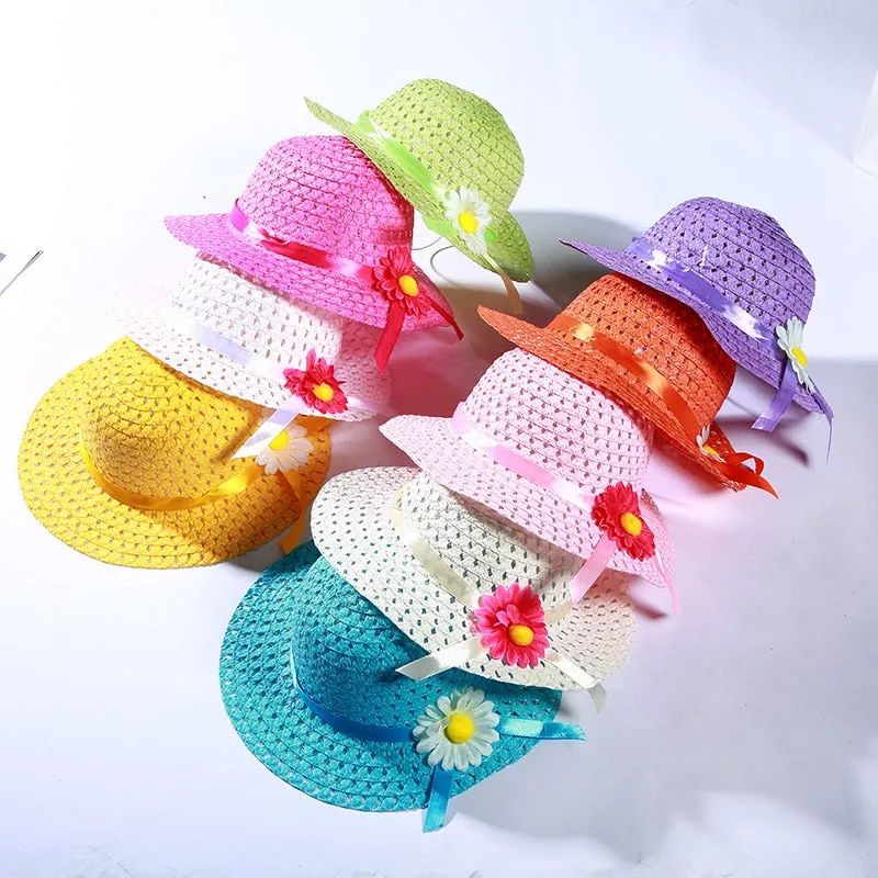 Girls Beach Hat Set