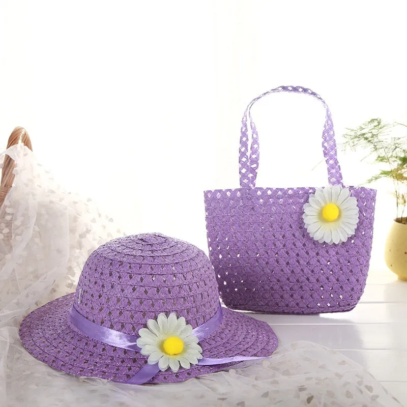 Girls Beach Hat Set