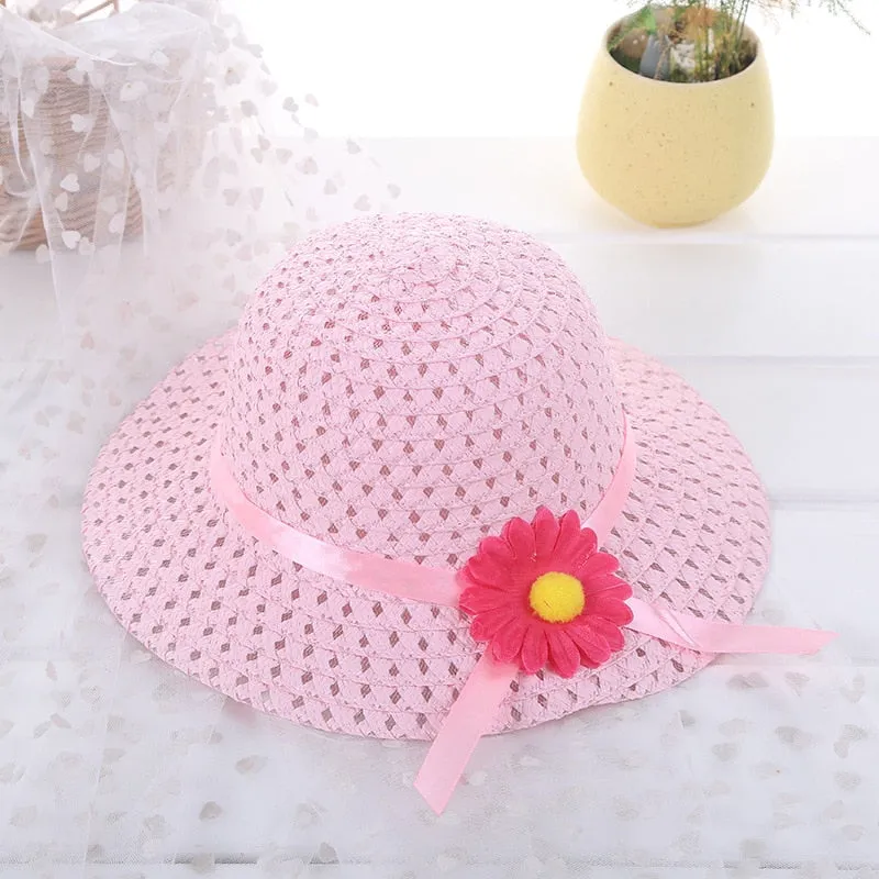 Girls Beach Hat Set