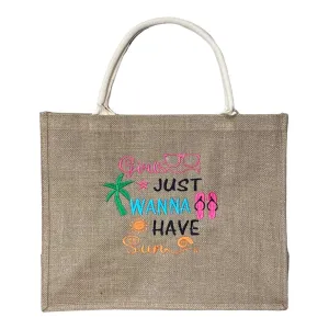 Girls Just Wanna Have Sun Bag