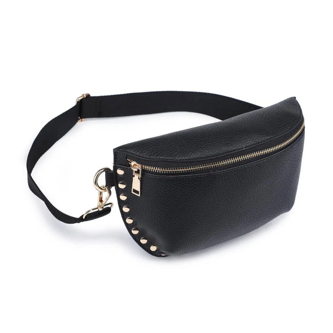 Gizelle Belt Crossbody Bag | Black