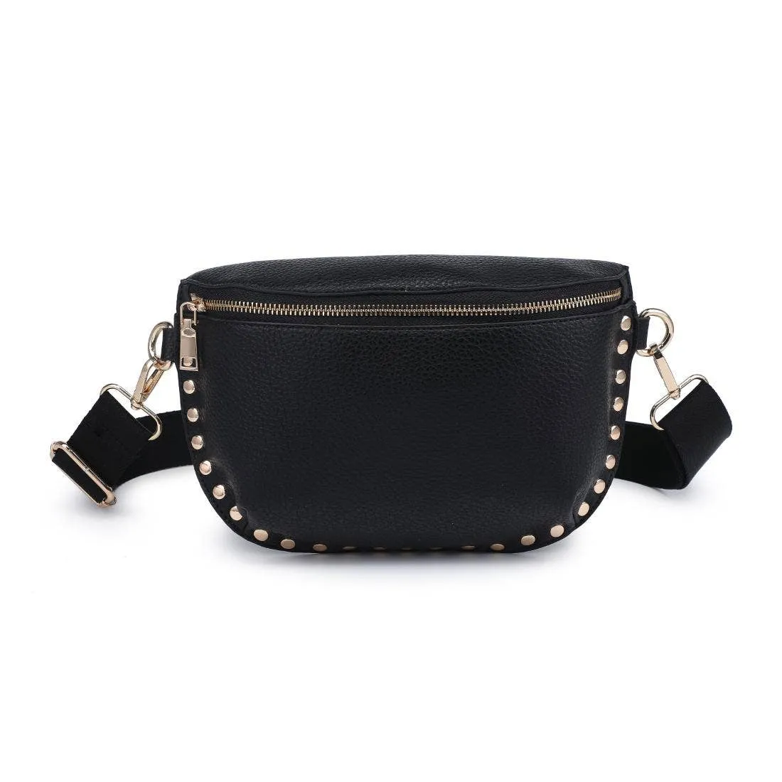 Gizelle Belt Crossbody Bag | Black