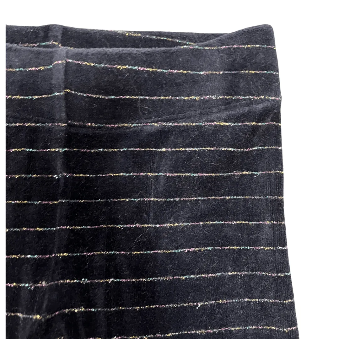 Glitter Stripe Velvet Leggings