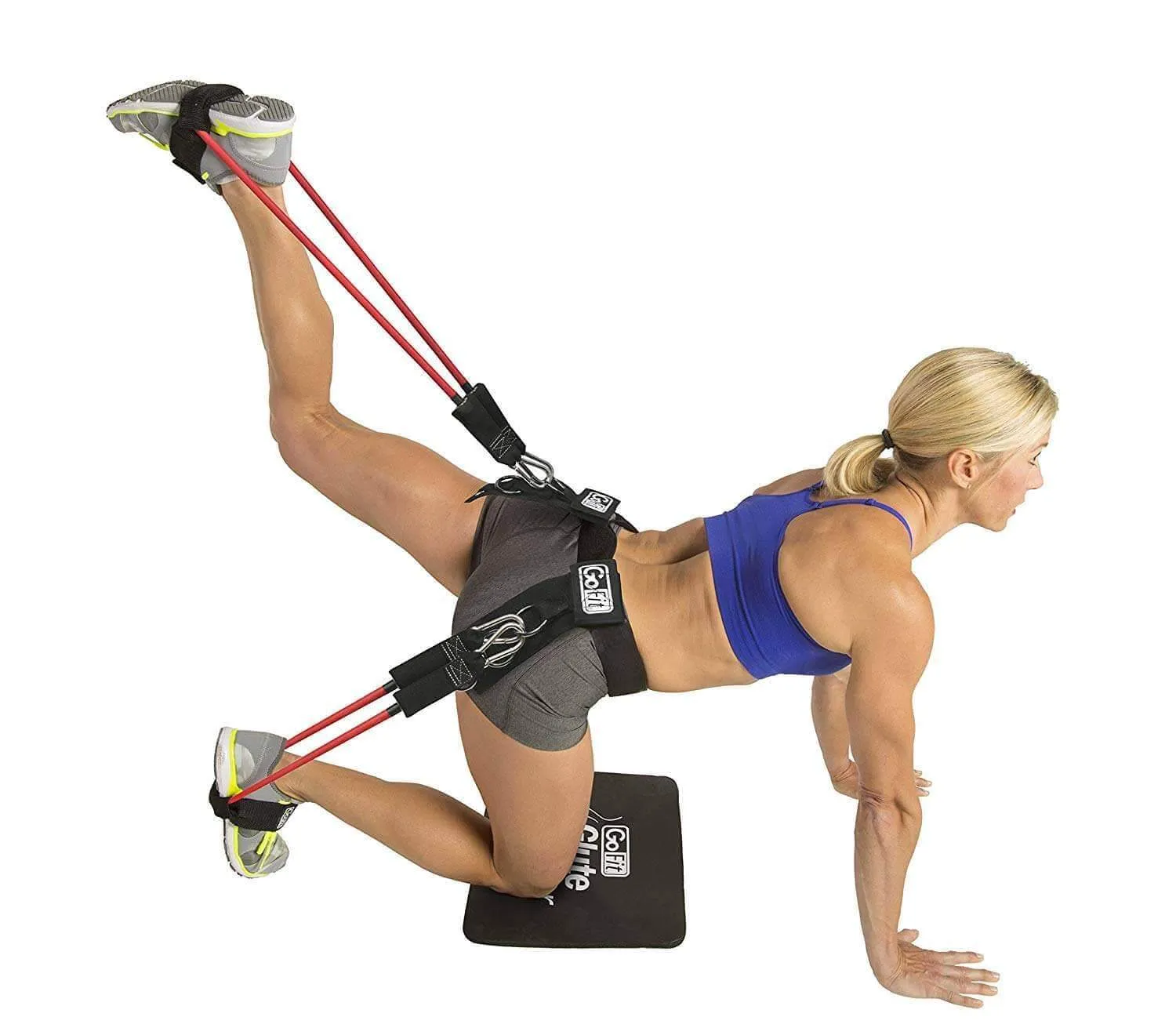 GOFIT GLUTE BLASTER RESISTANCE EXERCISE TUBES SET