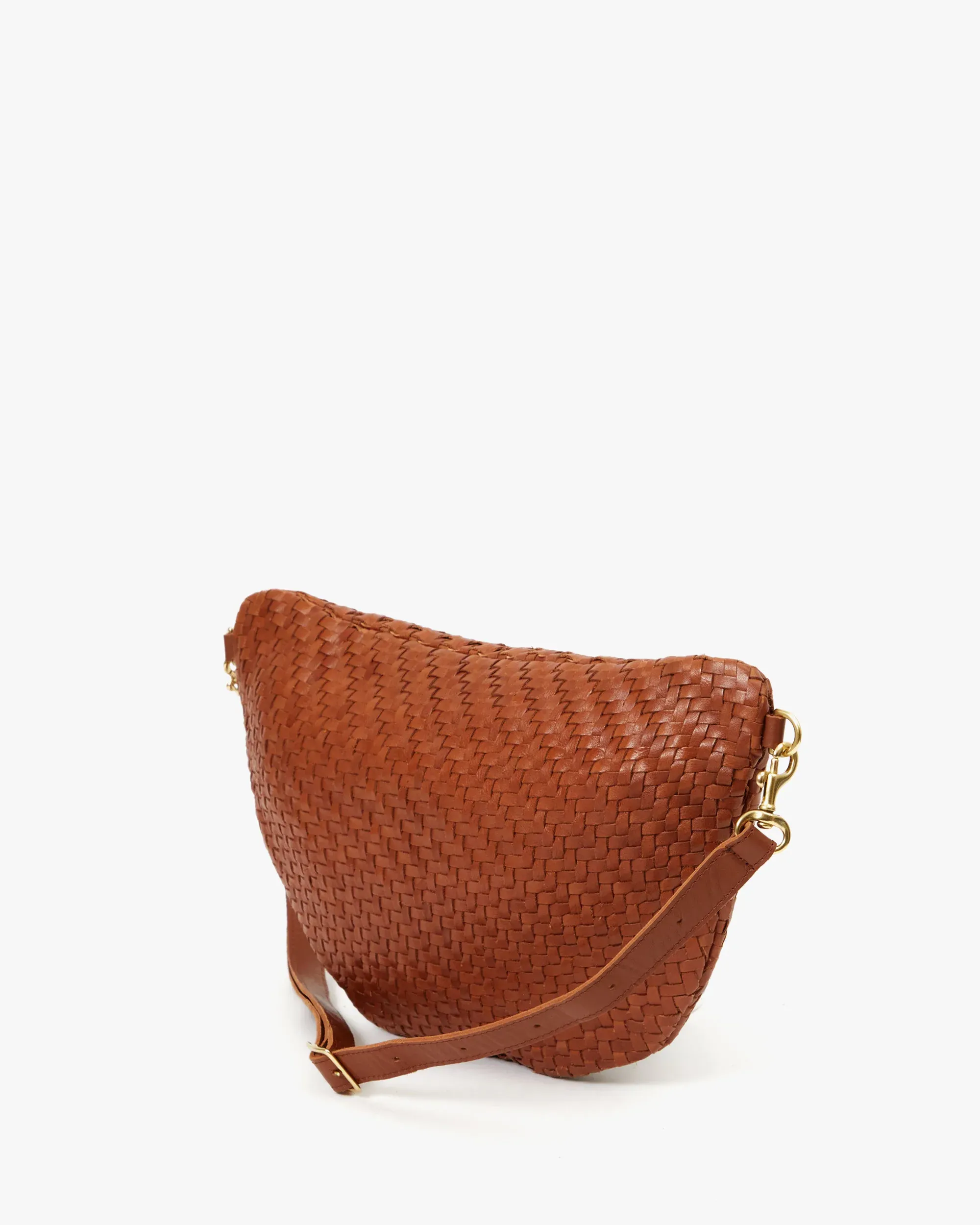GRANDE FANNY IN HAZELNUT WOVEN ZIG ZAG