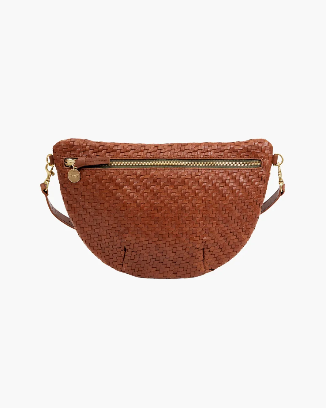 GRANDE FANNY IN HAZELNUT WOVEN ZIG ZAG