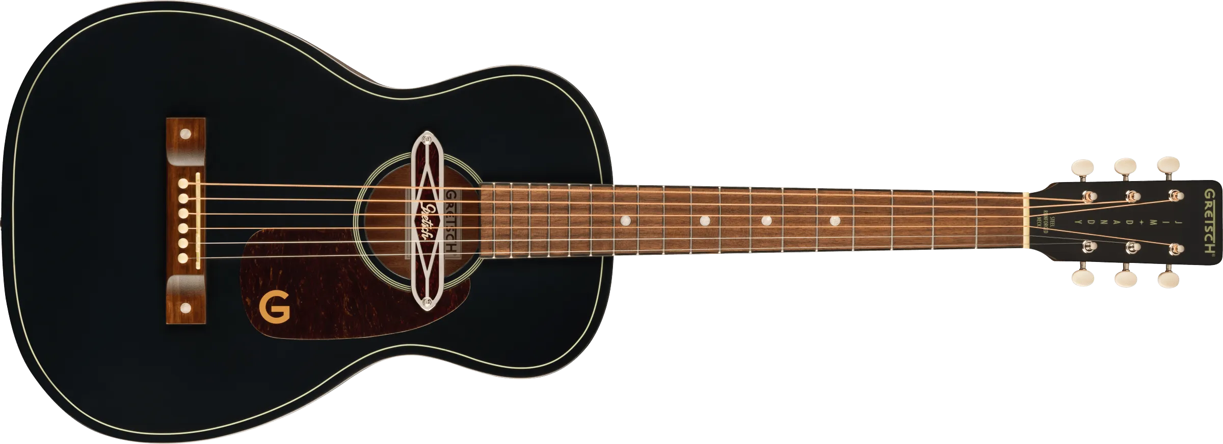Gretsch Deltoluxe Parlor Electro Acoustic Guitar - Black Top