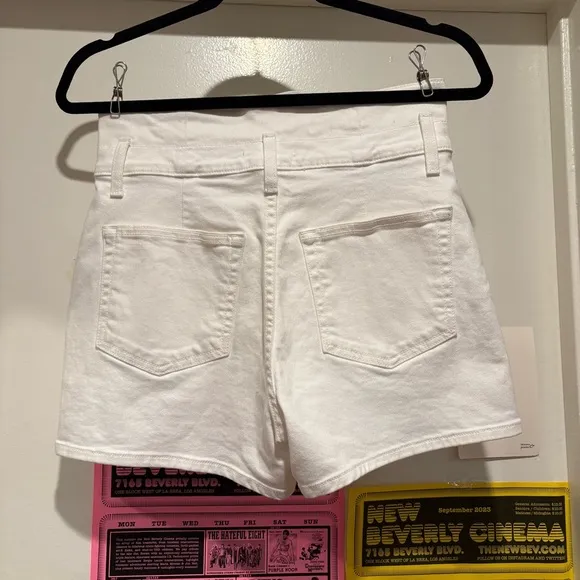 GRLFRND The Brynn Short in Hot Sugar High Rise Sailor Button Fly Spring Summer