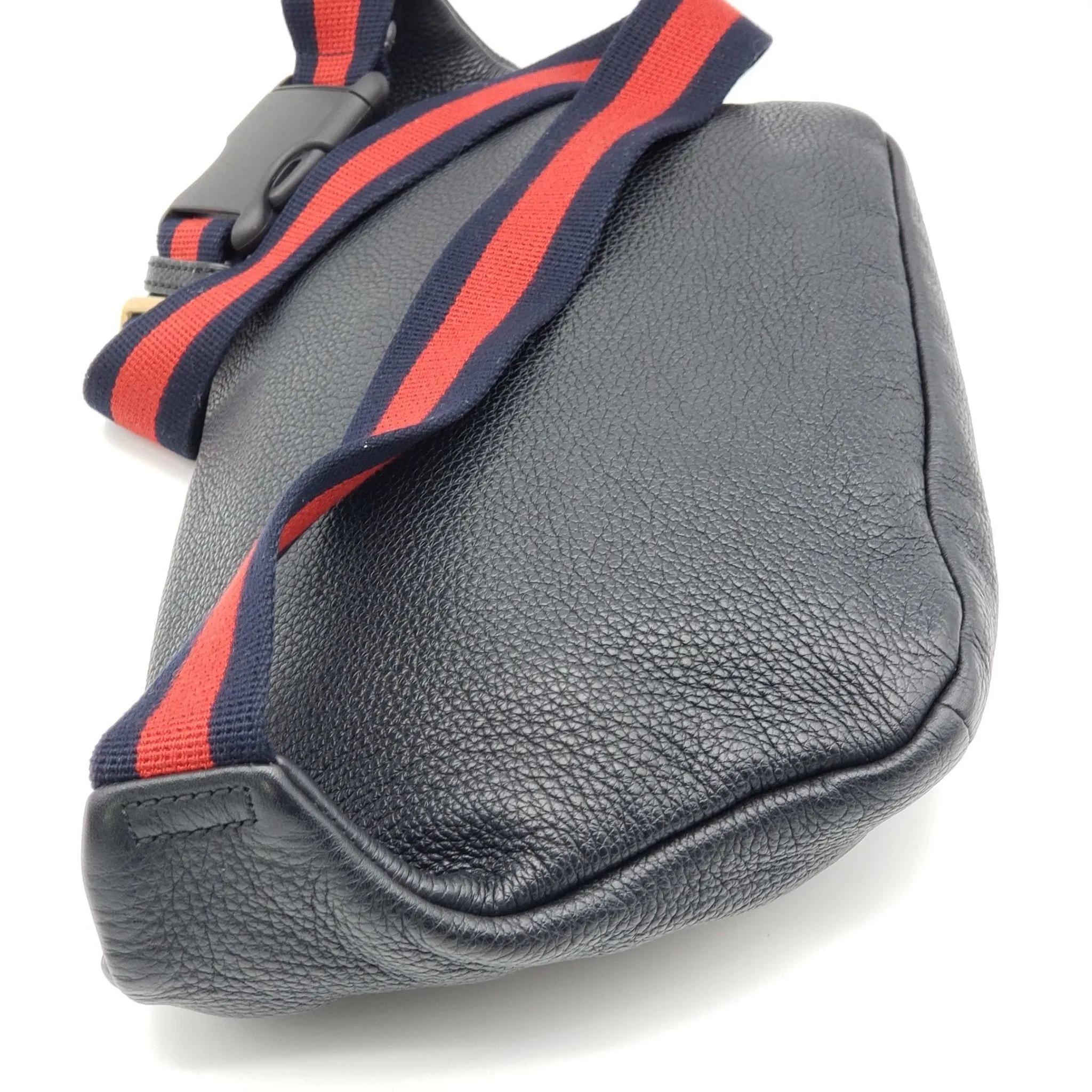Gucci Black Leather Belt Bag