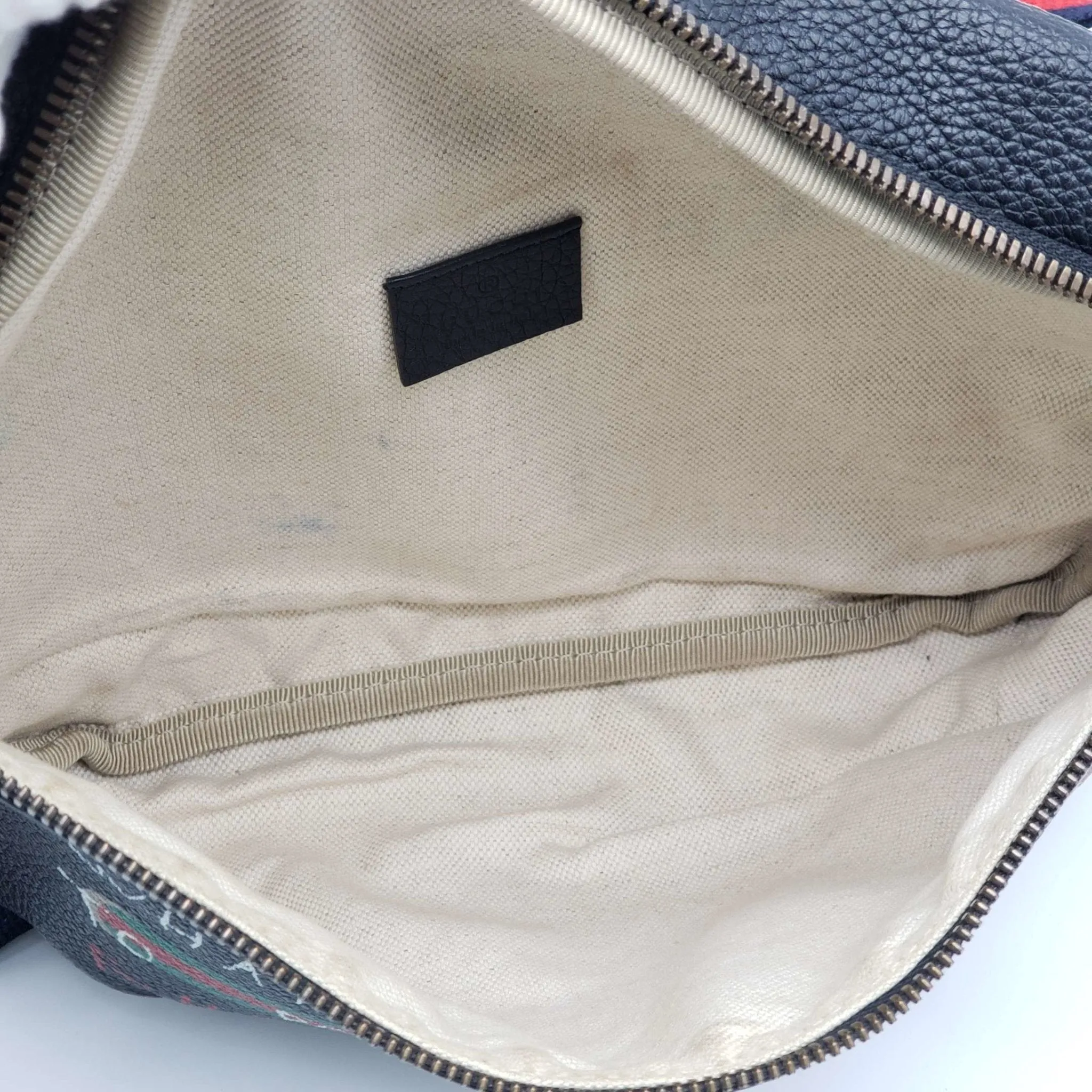 Gucci Black Leather Belt Bag