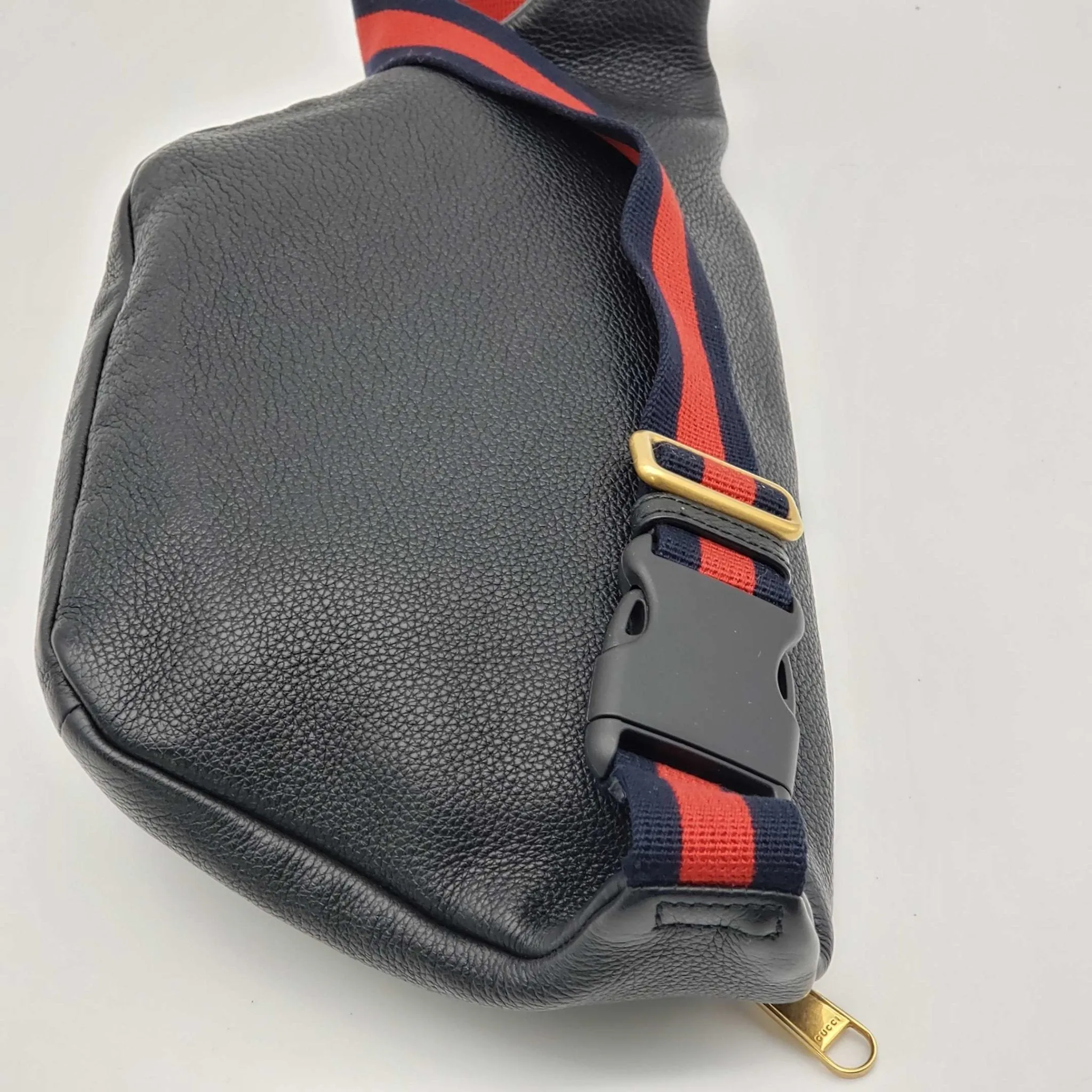 Gucci Black Leather Belt Bag