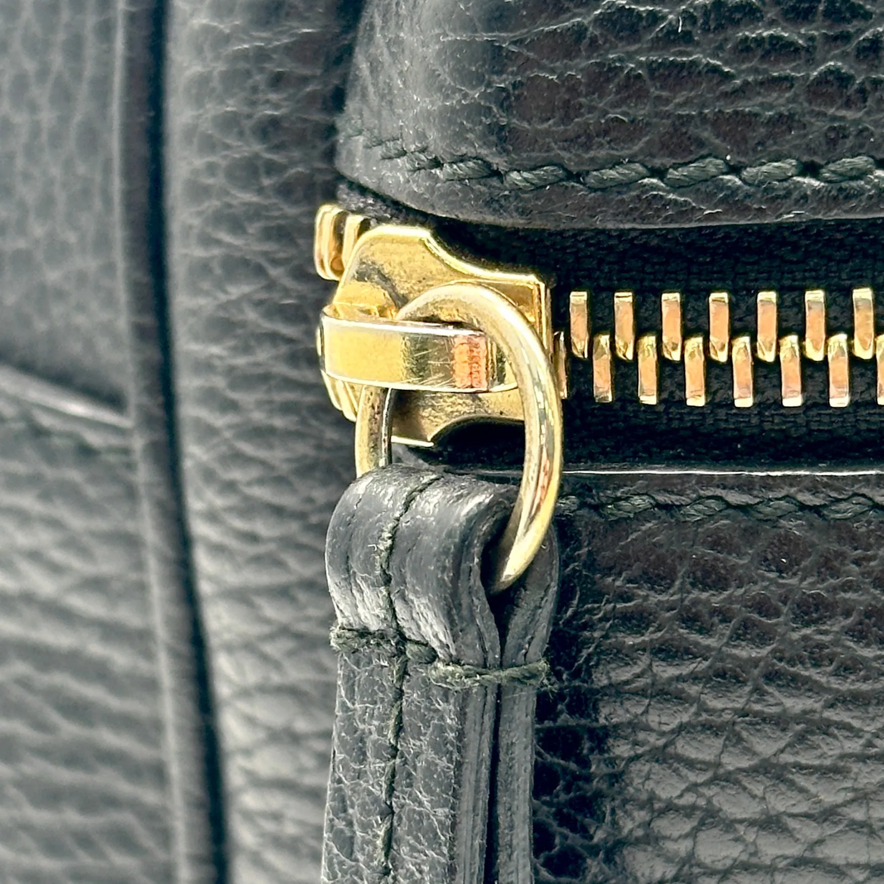 Gucci Black Soho Chain Leather Backpack One Size