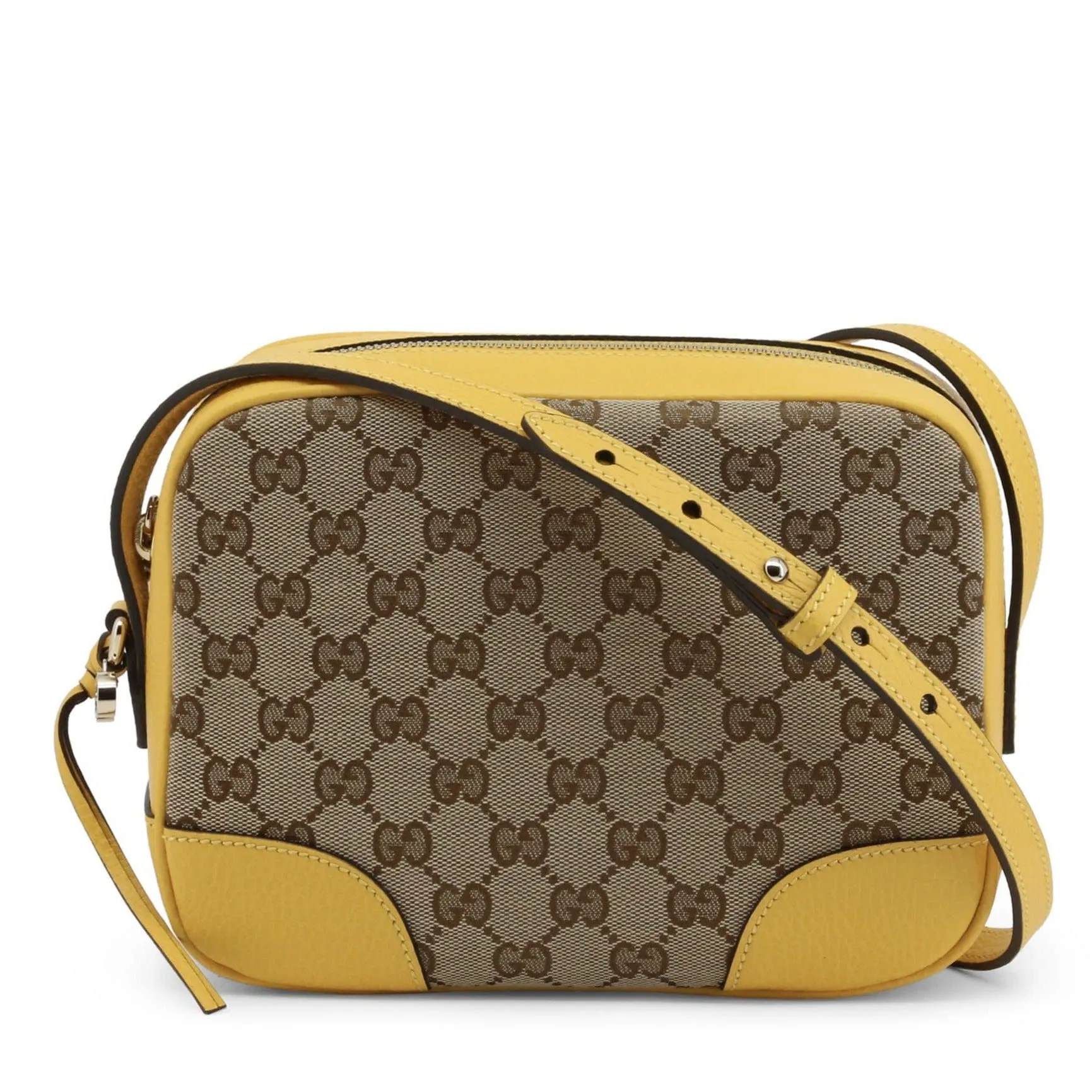 Gucci Canvas Supreme Camera Bag Yellow