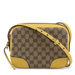 Gucci Canvas Supreme Camera Bag Yellow
