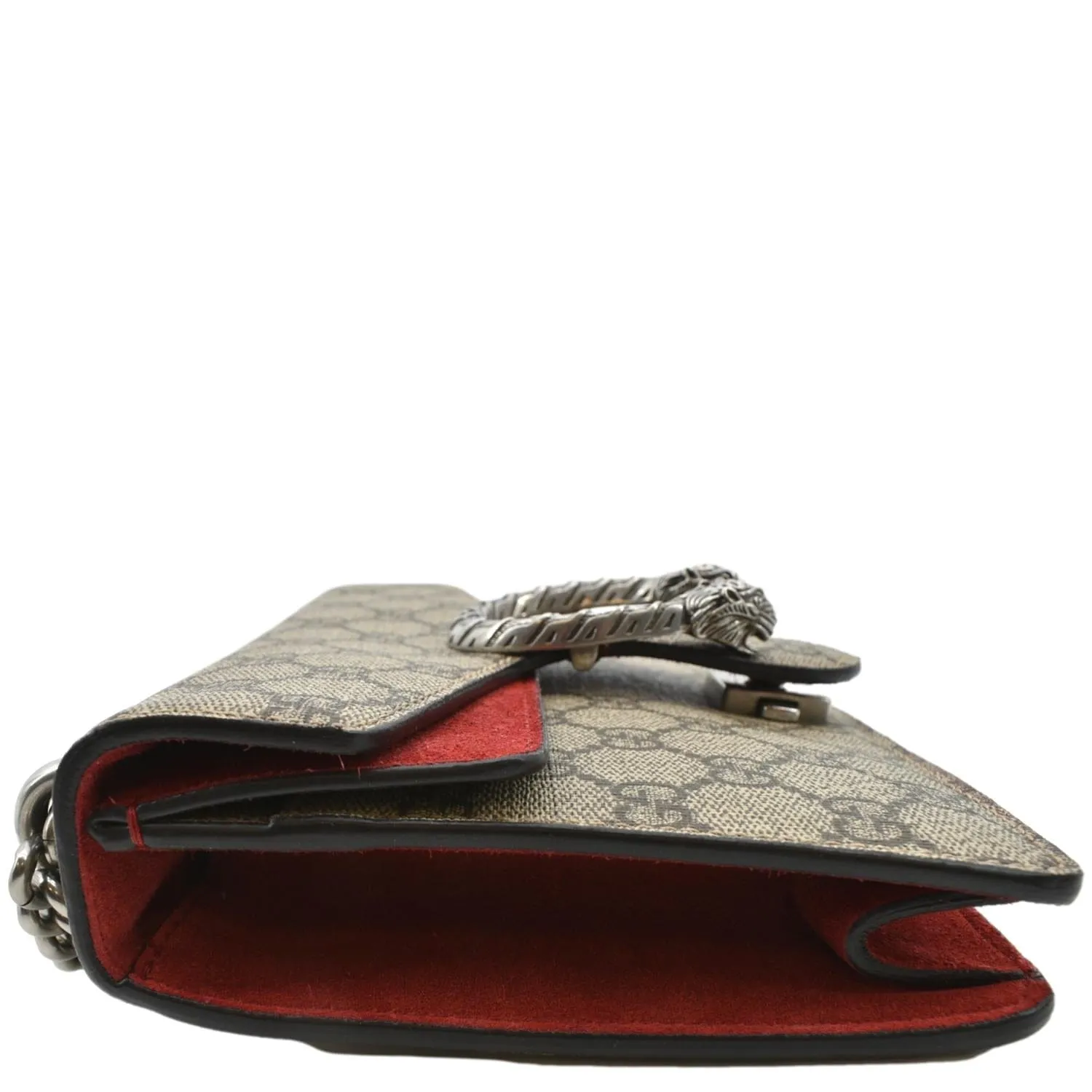 GUCCI Dionysus Mini GG Supreme Canvas Crossbody Bag Beige 421970