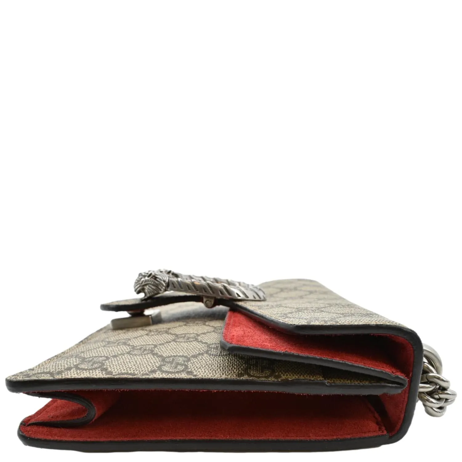 GUCCI Dionysus Mini GG Supreme Canvas Crossbody Bag Beige 421970
