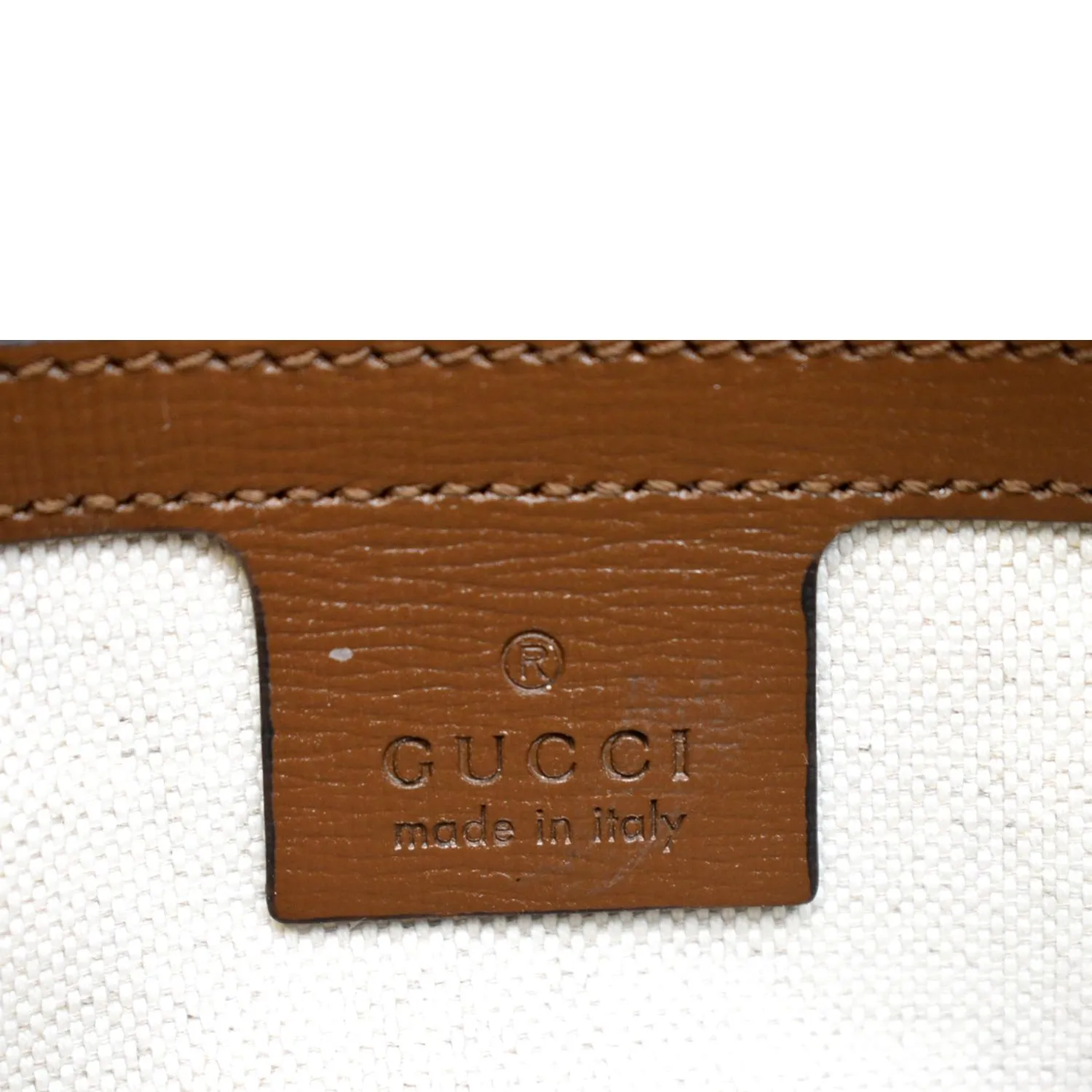 GUCCI Fake/Not GG Supreme Canvas Belt Bag Beige 602695