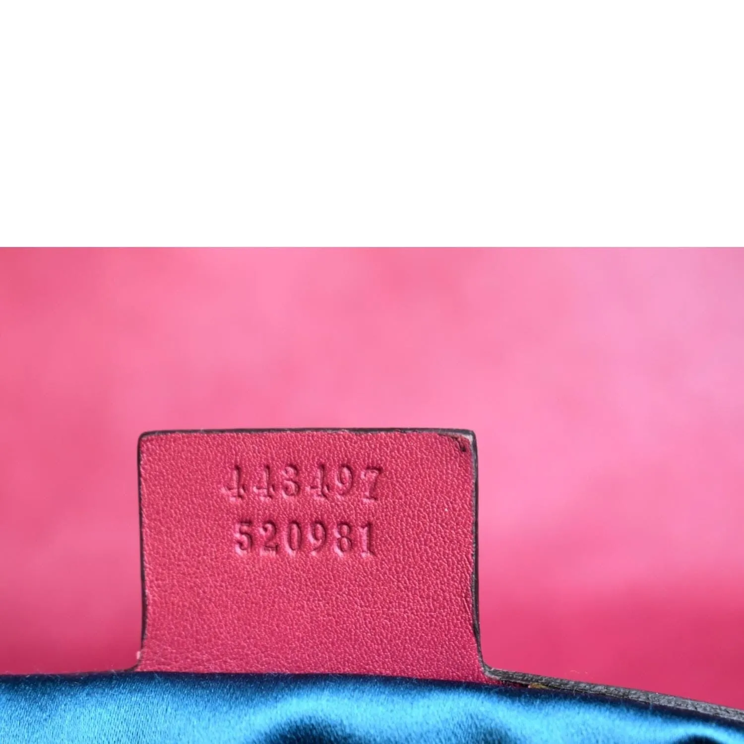 GUCCI GG Marmont Velvet Small Crossbody Bag Pink 443497