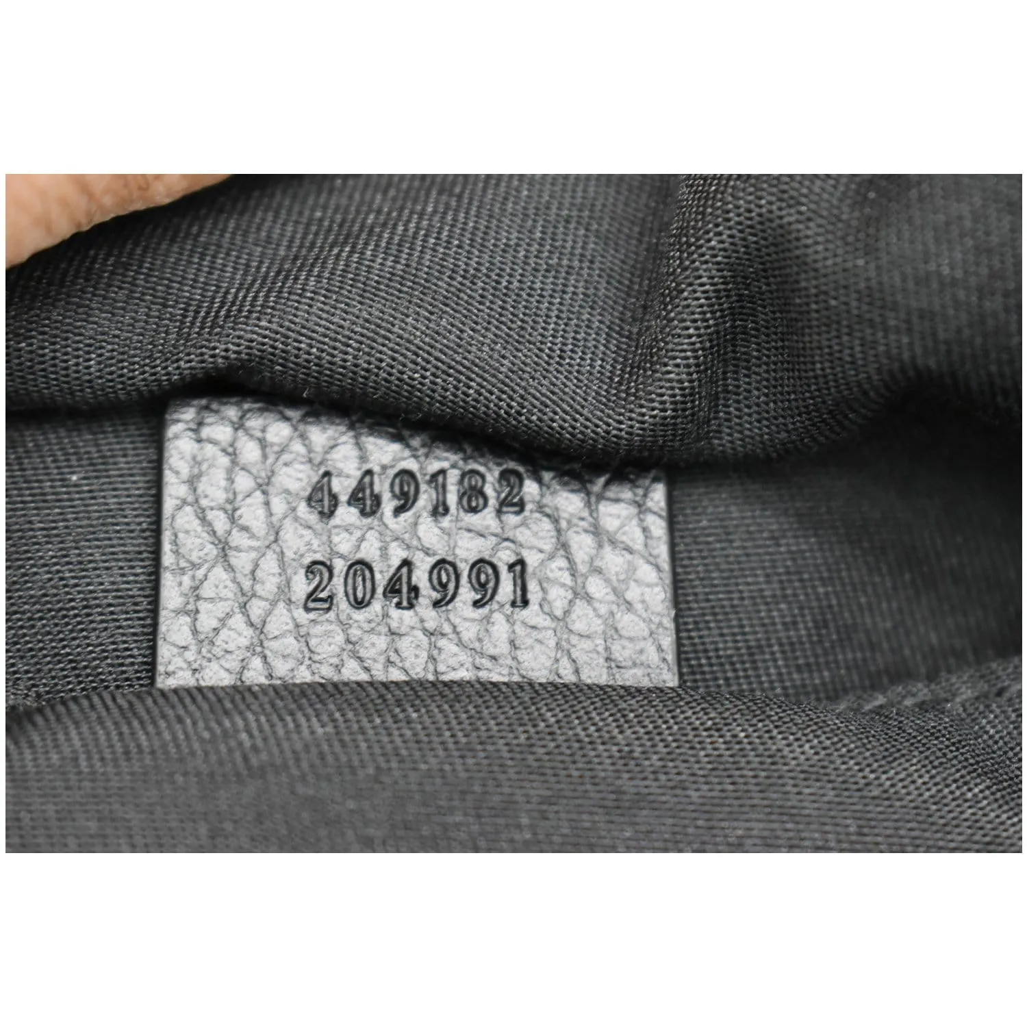 GUCCI GG Monogram Nylon Canvas Fanny Pack Belt Bag Black 449182